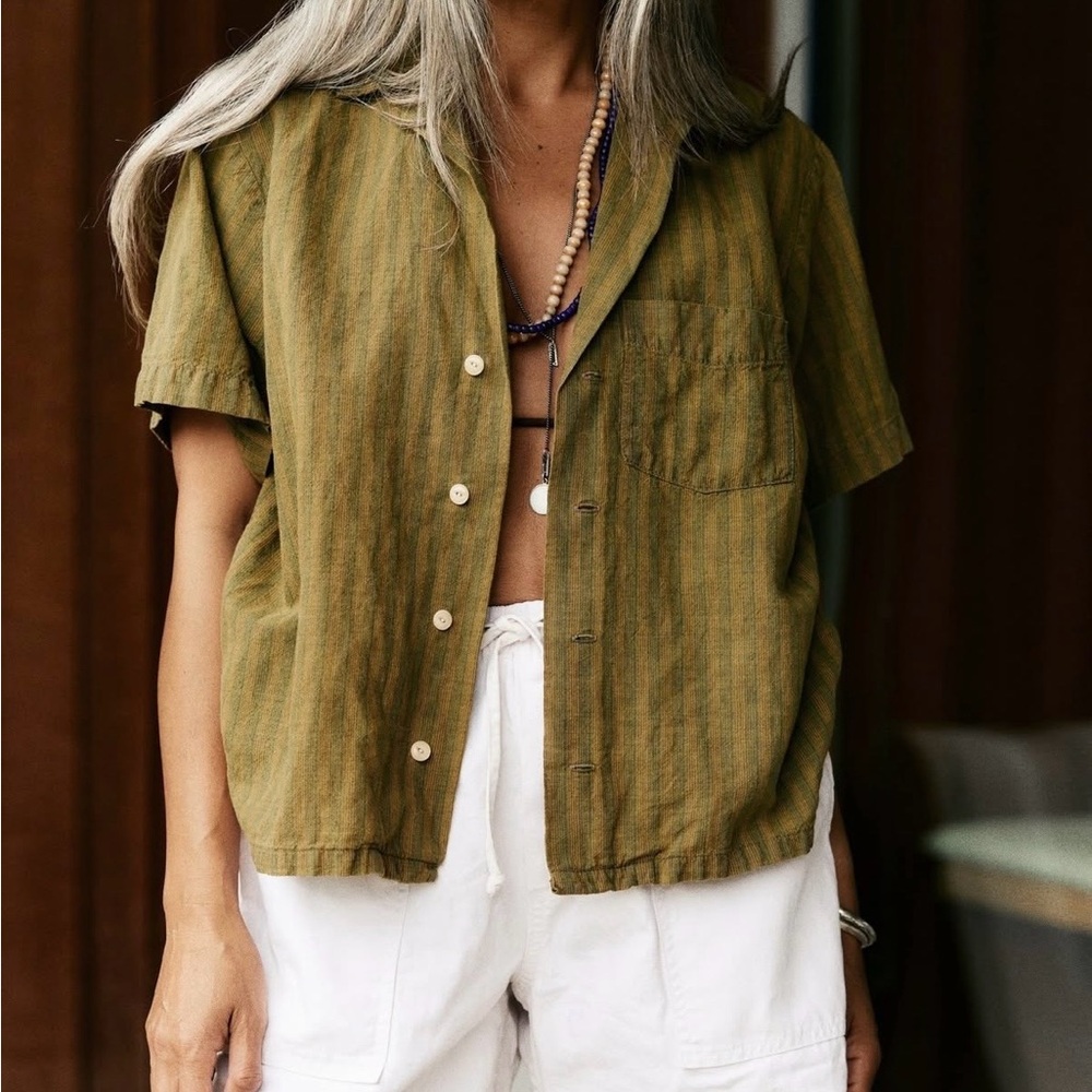Imogene + Willie Sunfair Shirt in Topia Stripe.